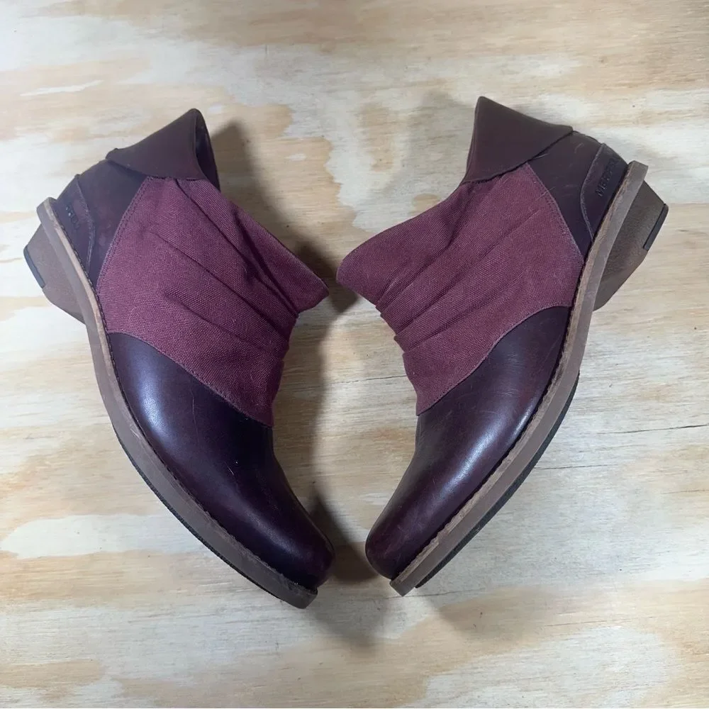 Merrell Adeline Burgundy Ankle Boots Women’s Size 9